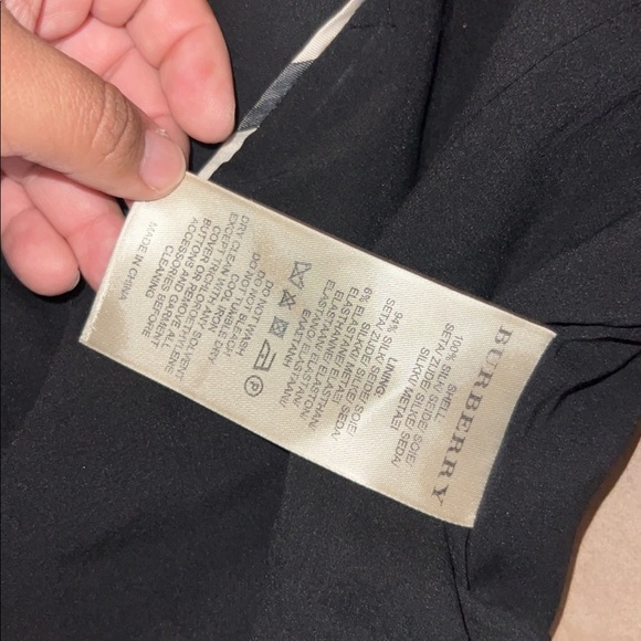 BURBERRY Silk Off The Shoulder Mini Dress - Picture 7 of 7